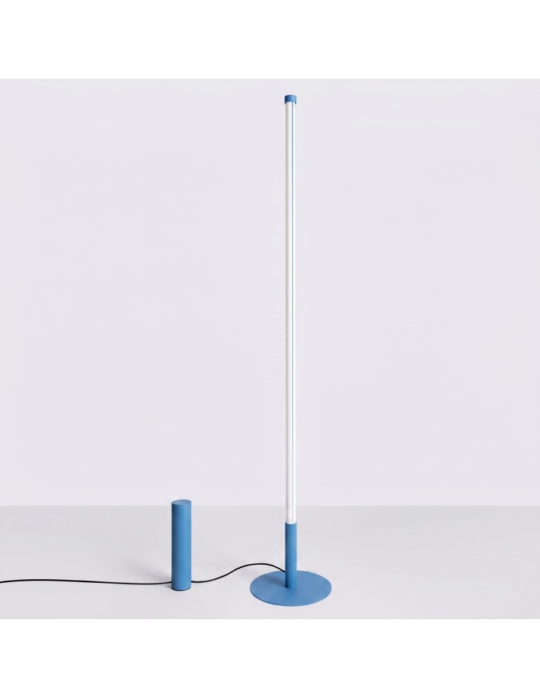 Thoro Lampa podłogowa TRANG błękitna 3000K TH.992