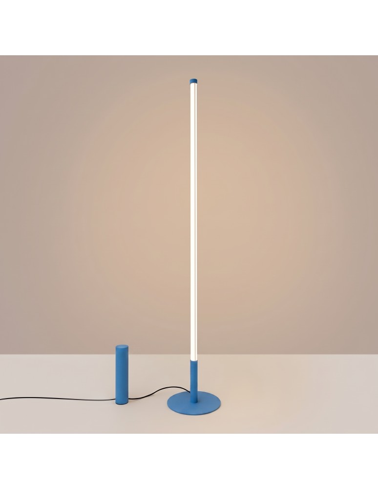 Thoro Lampa podłogowa TRANG błękitna 3000K TH.992