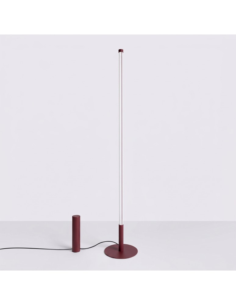 Thoro Lampa podłogowa TRANG burgund 3000K TH.994