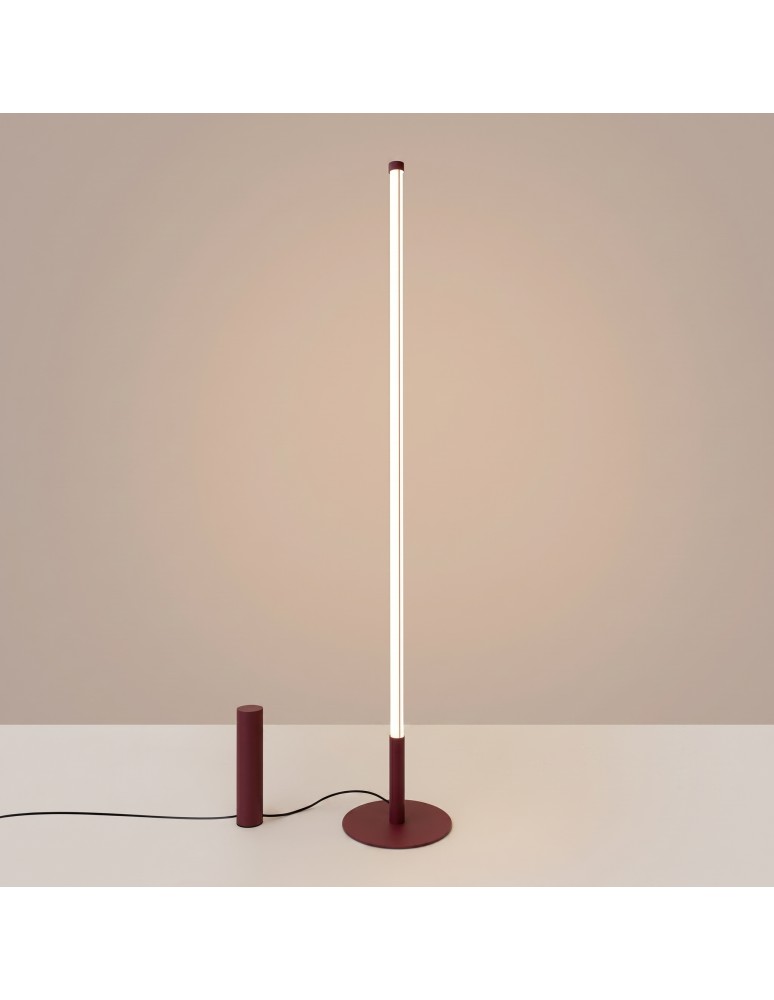 Thoro Lampa podłogowa TRANG burgund 3000K TH.994