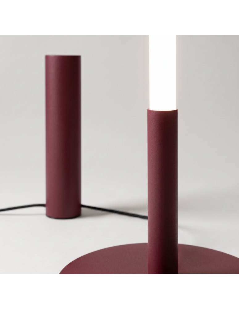 Thoro Lampa podłogowa TRANG burgund 3000K TH.994