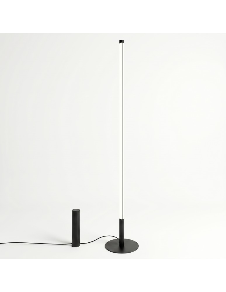 Thoro Lampa podłogowa TRANG czarna 3000K TH.995