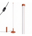Thoro Lampa podłogowa TRANG ochra czerwona 3000K TH.998