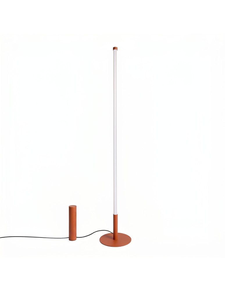 Thoro Lampa podłogowa TRANG ochra czerwona 3000K TH.998