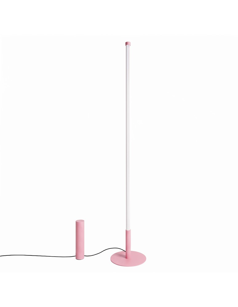 Thoro Lampa podłogowa TRANG różowa 3000K TH.999