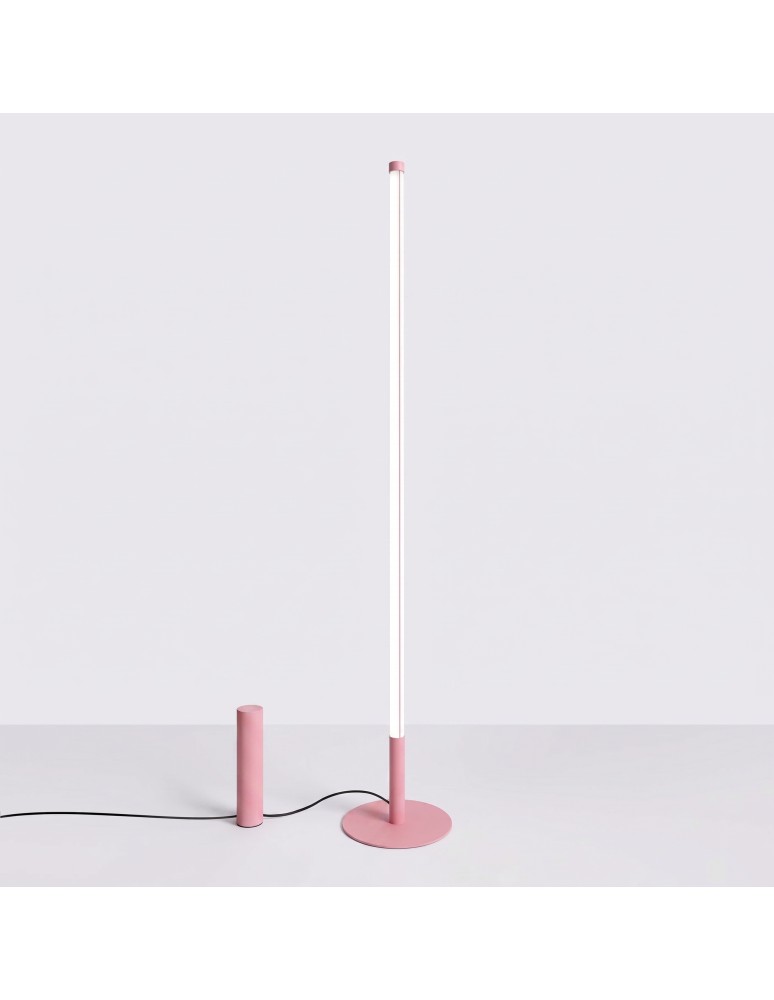Thoro Lampa podłogowa TRANG różowa 3000K TH.999