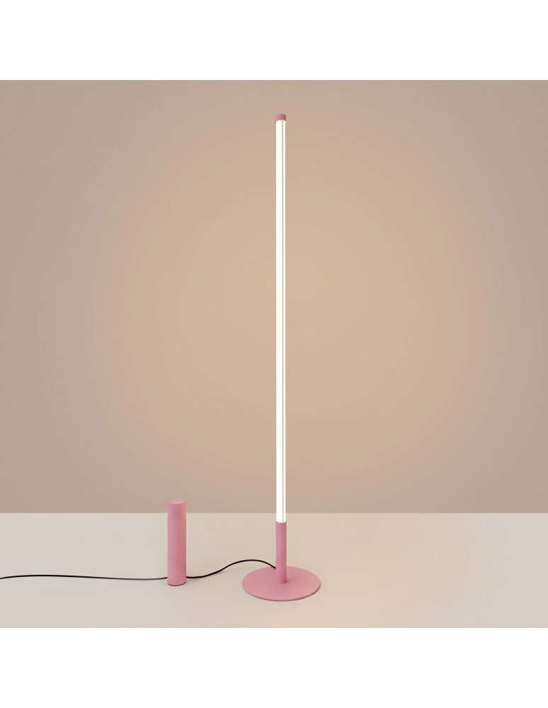 Thoro Lampa podłogowa TRANG różowa 3000K TH.999