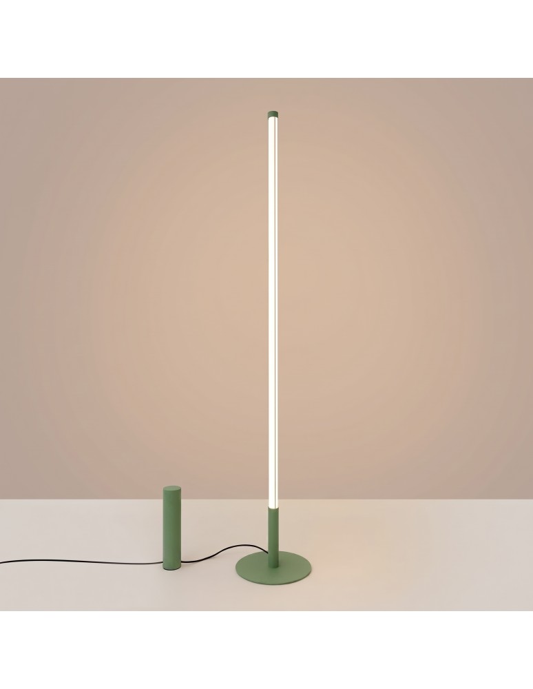 Thoro Lampa podłogowa TRANG szałwiowa 3000K TH.1000