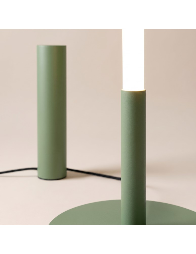 Thoro Lampa podłogowa TRANG szałwiowa 3000K TH.1000