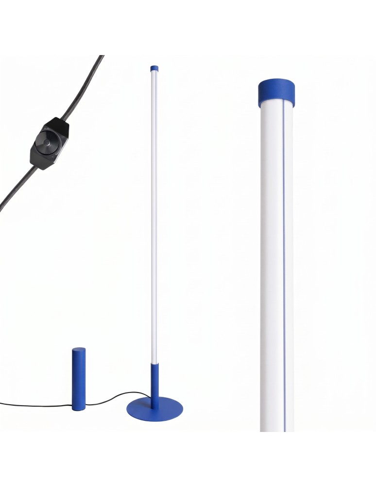Thoro Lampa podłogowa TRANG ultramaryna 3000K TH.1002