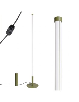 Thoro Lampa podłogowa TRANG zielona oliwka 3000K TH.1003