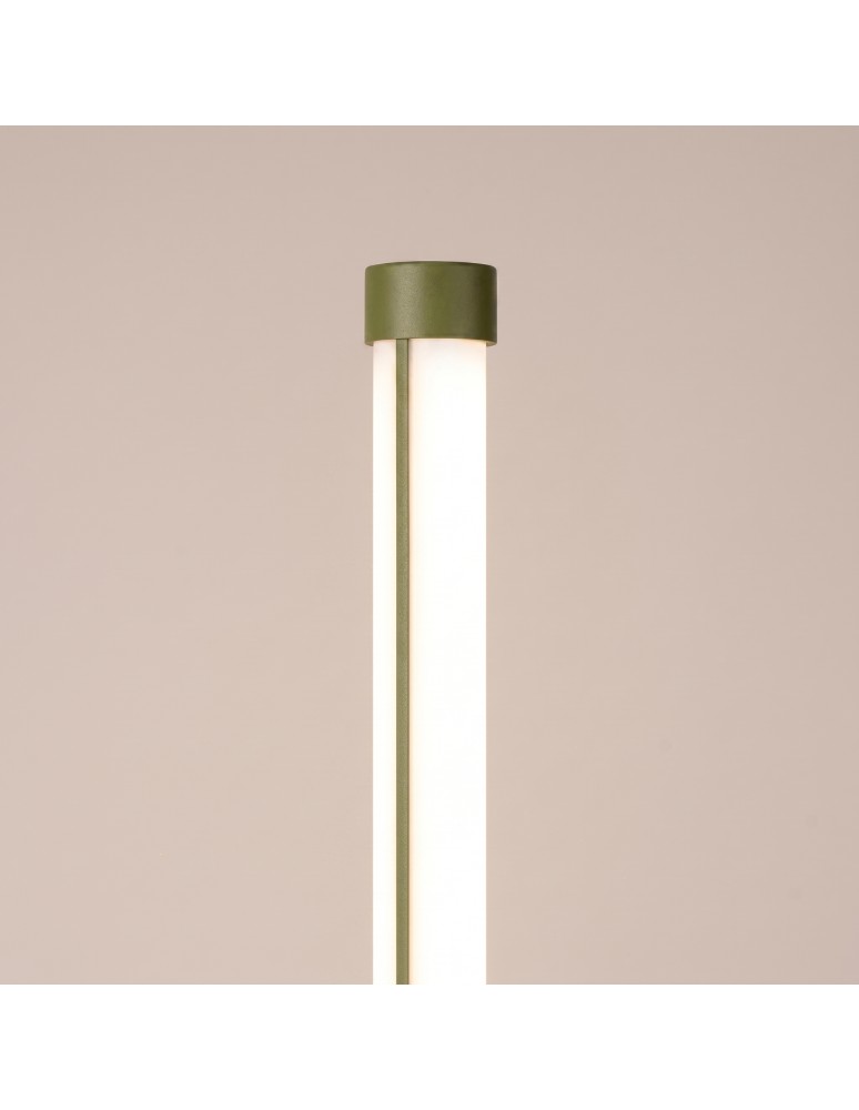Thoro Lampa podłogowa TRANG zielona oliwka 3000K TH.1003
