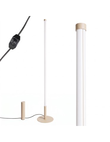 Thoro Lampa podłogowa TRANG beżowa 4000K TH.1005