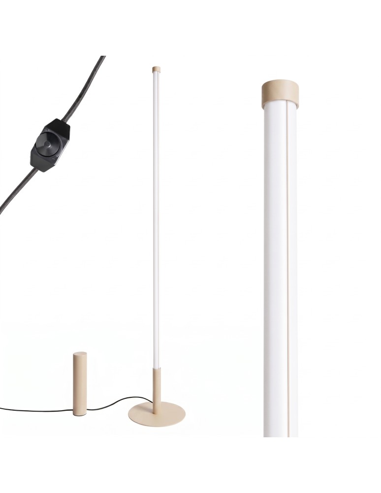 Thoro Lampa podłogowa TRANG beżowa 4000K TH.1005