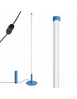 Thoro Lampa podłogowa TRANG błękitna 4000K TH.1007