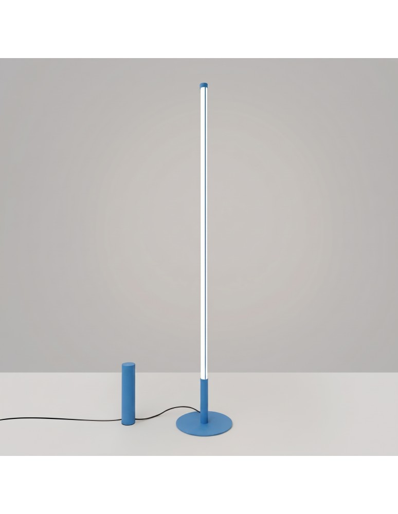 Thoro Lampa podłogowa TRANG błękitna 4000K TH.1007