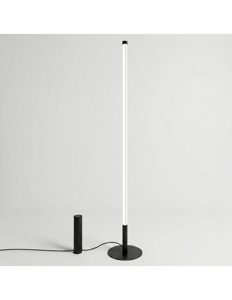 Thoro Lampa podłogowa TRANG czarna 4000K TH.1010