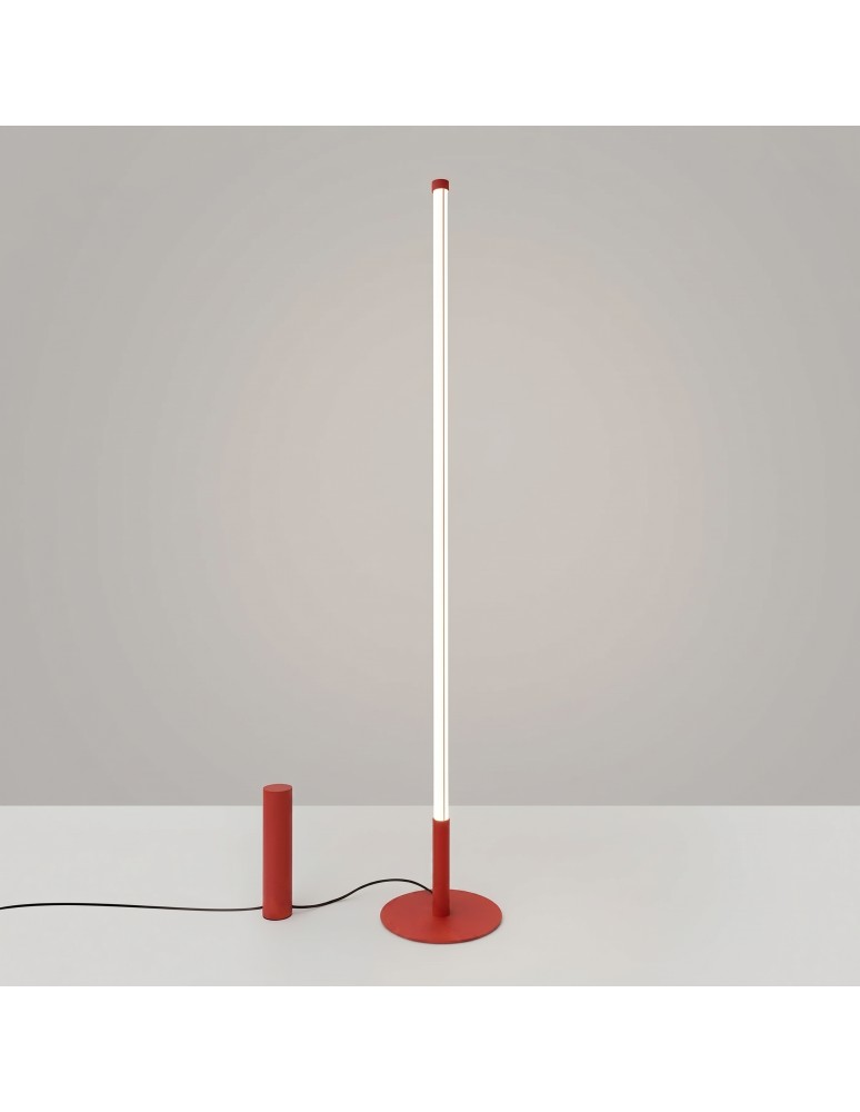 Thoro Lampa podłogowa TRANG czerwona 4000K TH.1011