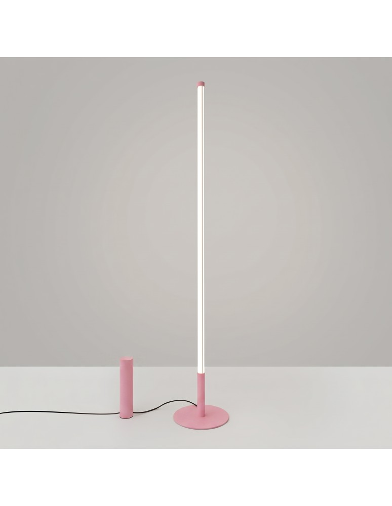 Thoro Lampa podłogowa TRANG różowa 4000K TH.1014
