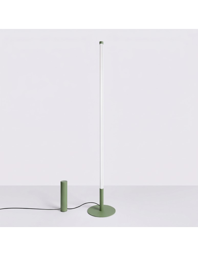 Thoro Lampa podłogowa TRANG szałwiowa 4000K TH.1015