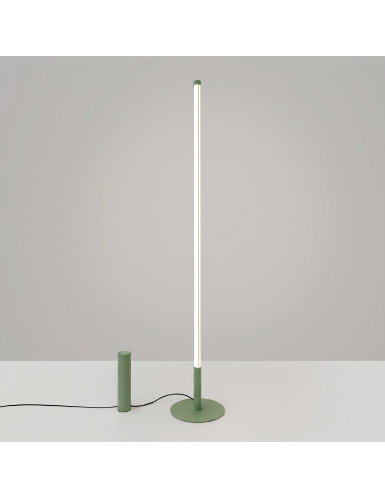 Thoro Lampa podłogowa TRANG szałwiowa 4000K TH.1015