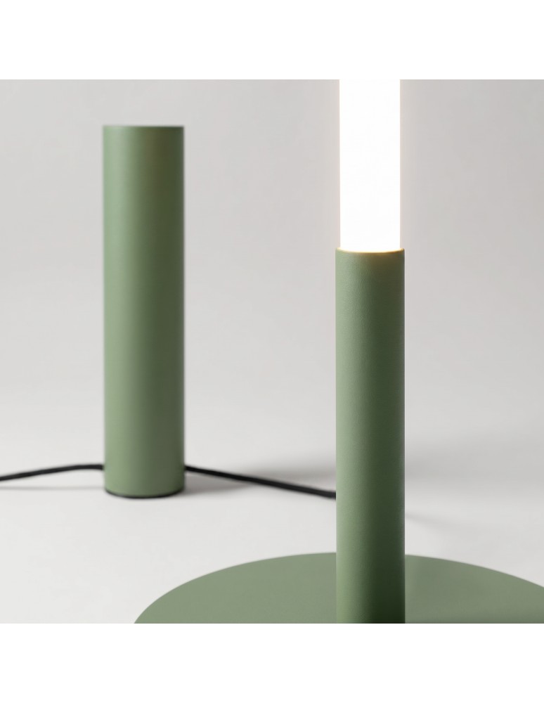 Thoro Lampa podłogowa TRANG szałwiowa 4000K TH.1015