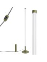Thoro Lampa podłogowa TRANG zielona oliwka 4000K TH.1018