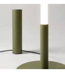 Thoro Lampa podłogowa TRANG zielona oliwka 4000K TH.1018