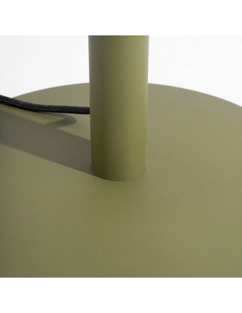 Thoro Lampa podłogowa TRANG zielona oliwka 4000K TH.1018