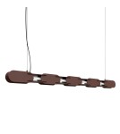 Thoro Lampa wisząca CHAIN 158 brązowa LED 3000K TH.1020