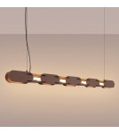 Thoro Lampa wisząca CHAIN 158 brązowa LED 3000K TH.1020