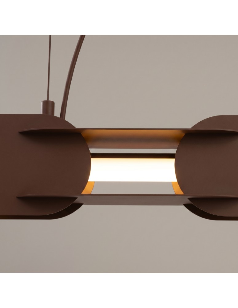 Thoro Lampa wisząca CHAIN 158 brązowa LED 3000K TH.1020