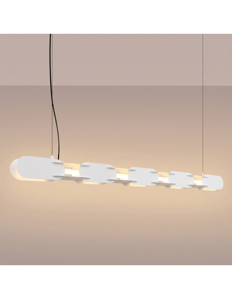 Thoro Lampa wisząca CHAIN 158 biała LED 3000K TH.1021