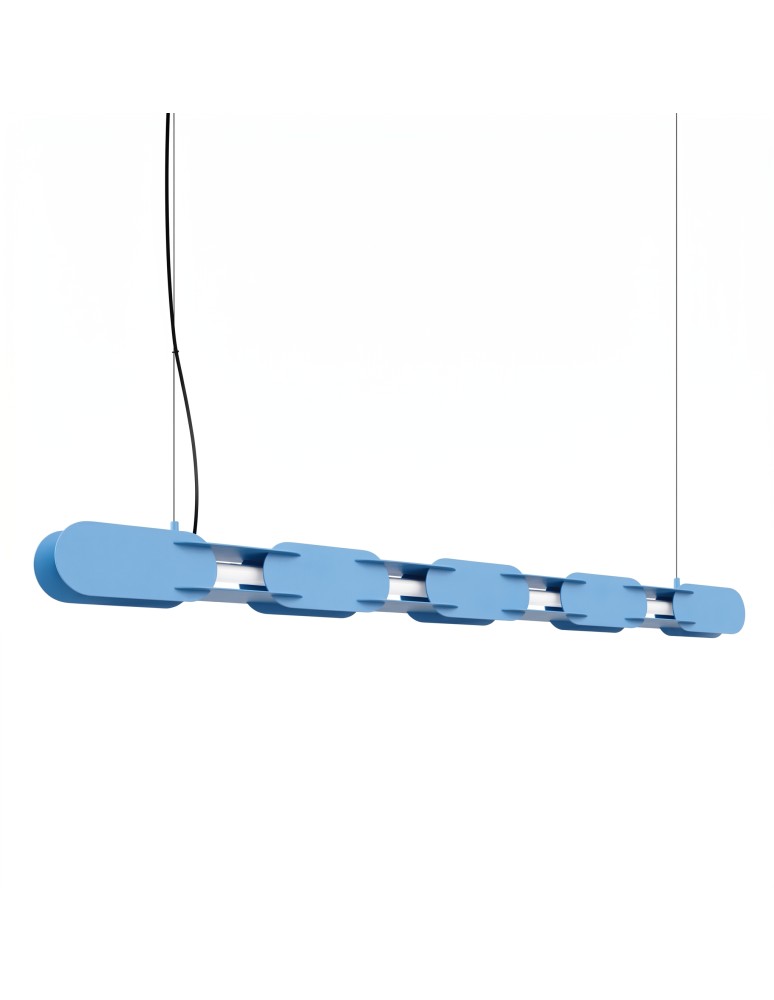 Thoro Lampa wisząca CHAIN 158 błękitna LED 3000K TH.1022