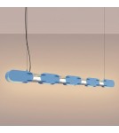 Thoro Lampa wisząca CHAIN 158 błękitna LED 3000K TH.1022