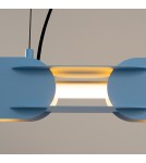 Thoro Lampa wisząca CHAIN 158 błękitna LED 3000K TH.1022
