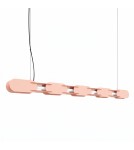 Thoro Lampa wisząca CHAIN 158 brzoskwiniowa LED 3000K TH.1023