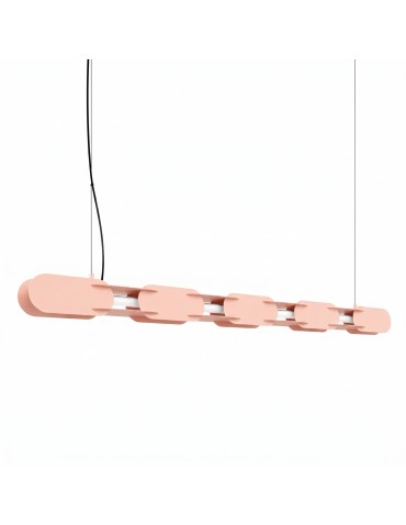 Thoro Lampa wisząca CHAIN 158 brzoskwiniowa LED 3000K TH.1023