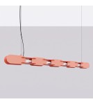 Thoro Lampa wisząca CHAIN 158 brzoskwiniowa LED 3000K TH.1023
