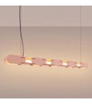 Thoro Lampa wisząca CHAIN 158 brzoskwiniowa LED 3000K TH.1023