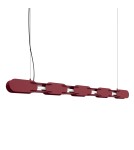 Thoro Lampa wisząca CHAIN 158 burgund LED 3000K TH.1024