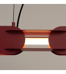 Thoro Lampa wisząca CHAIN 158 burgund LED 3000K TH.1024