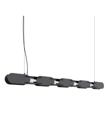 Thoro Lampa wisząca CHAIN 158 czarna LED 3000K TH.1025