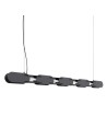 Thoro Lampa wisząca CHAIN 158 czarna LED 3000K TH.1025