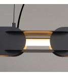 Thoro Lampa wisząca CHAIN 158 czarna LED 3000K TH.1025