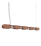 Thoro Lampa wisząca CHAIN 158 mocca LED 3000K TH.1027