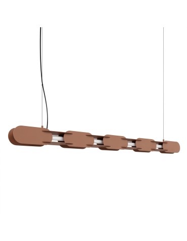 Thoro Lampa wisząca CHAIN 158 mocca LED 3000K TH.1027