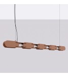 Thoro Lampa wisząca CHAIN 158 mocca LED 3000K TH.1027