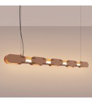 Thoro Lampa wisząca CHAIN 158 mocca LED 3000K TH.1027