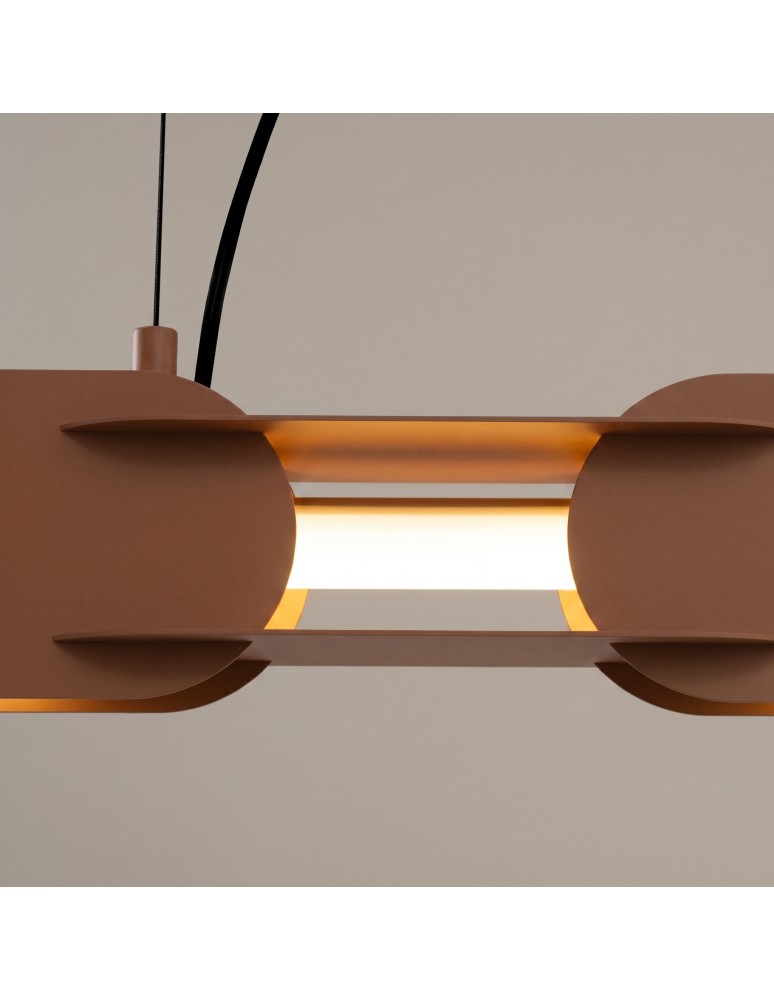 Thoro Lampa wisząca CHAIN 158 mocca LED 3000K TH.1027